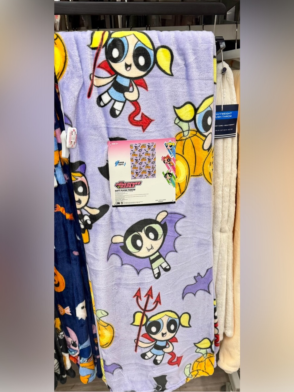 2026 NEW RELEASE powerpuff girls halloween plush blanket throw